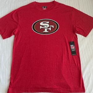 NFL Team Apparel San Francisco 49ers Mens Sleepwear T-Shirt Red Size XL NWT